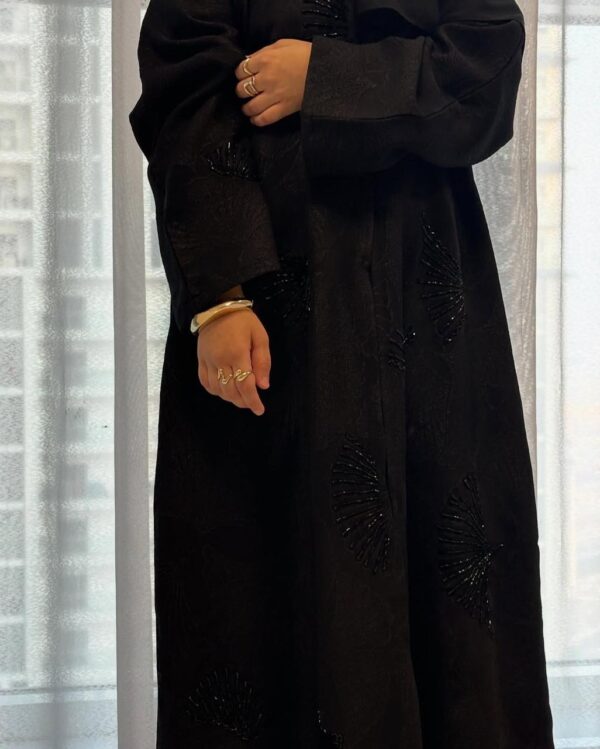 Straight Buttoned Up, Hand Embroidered Cut Beaded Work - Image 3